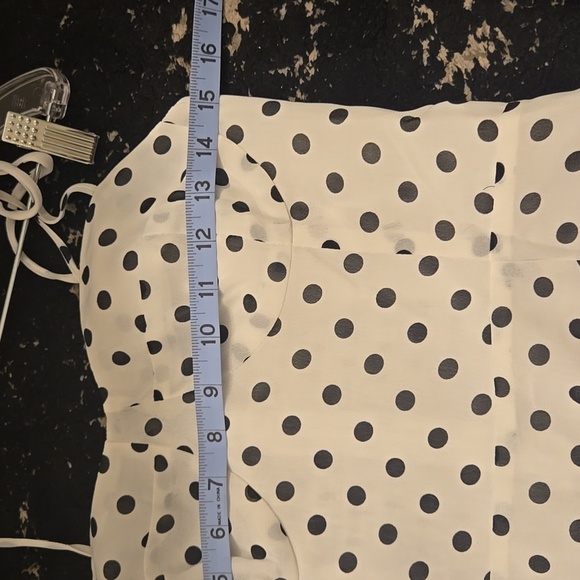Polka Dot Luxury Designer Inspired Dress Size: Small - Picture 7 of 9